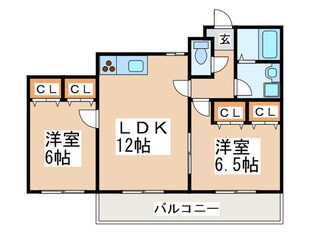 アメ－ジングコ－トの物件間取画像